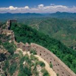 Thin section of the Great wall near Beijing