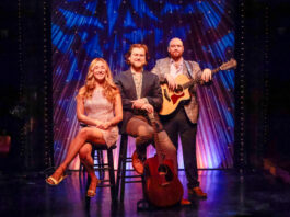 Pictured (L to R): Collin Purcell, Katie Blackwell, and Brian Ott. Photo by Sorcha Augustine.