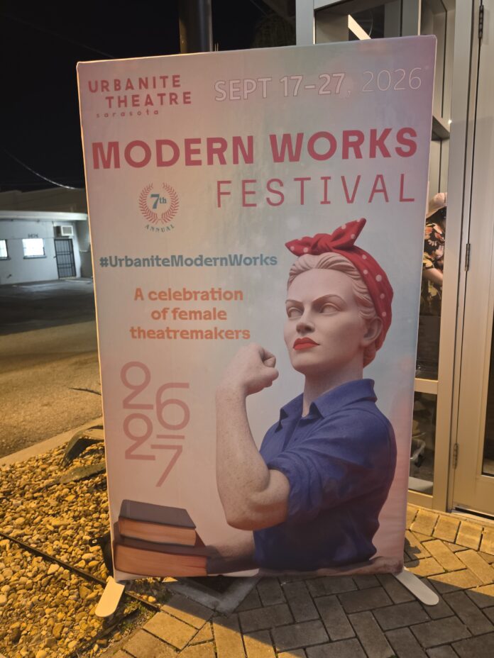 21995 Sarasota theater behaving itself? Absolutely not. 🎭 Urbanite Theatre’s **Modern Works Festival** is where new plays get to be bold, messy, funny, uncomfortable and wonderfully unfinished. At the Sept. 26 reading of ***Conversations by the Beach* by Mantra Radhakrishnan**, three women — a mother and her two daughters — move through 20 years, five beaches and the complicated aftermath of losing the family patriarch. And this is not tidy grief. It is funny, tense, emotional, liberating and layered with all the things families say, don’t say and carry for years. The use of Bharatanatyam-inspired movement adds another dimension, giving the story a sense of memory and emotion that goes beyond dialogue. That is what made the reading so compelling: no giant set, no theatrical smoke and mirrors, just strong writing, talented actors and a family story with plenty of emotional sand between its toes. Urbanite’s Modern Works Festival reminds us that some of the most exciting theater happens before everything is polished. A little messy. A little unpredictable. And much more interesting. #UrbaniteTheatre #ModernWorksFestival #ConversationsByTheBeach #SarasotaArts #SarasotaTheatre #NewPlays #WomenInTheatre #FamilyBeautiful #SarasotaCulture
